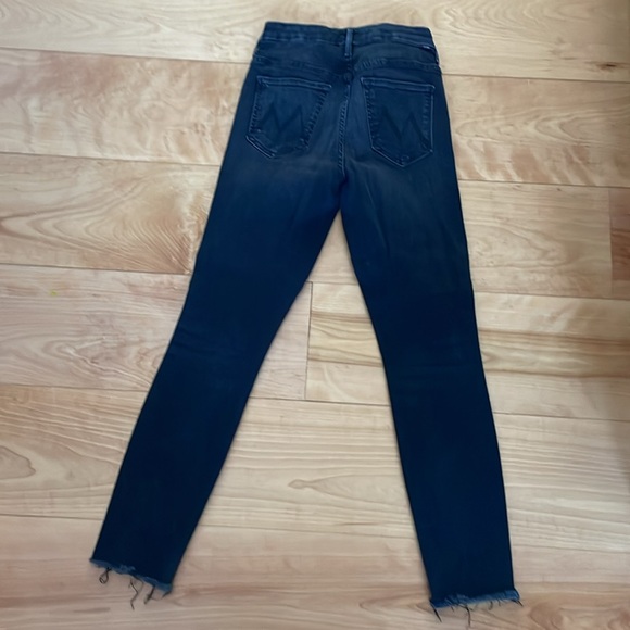 Mother jeans high waisted looker ankle fray size 26 color night hawk - Picture 3 of 3
